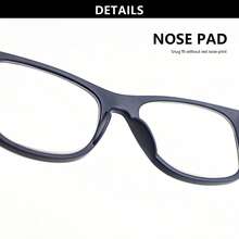 2pcs Fashionable Progressive Multi-Focal Reading Glasses, Lenses For Both Nearsightedness And Farsightedness, Classic Stylish Square Frames, Comfortable Spring-Hinged Temples, Unisex - Green+Red - View 9