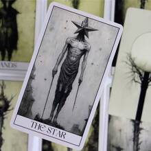 1 pièce - Jeu de tarot mystérieux et terrifiant - 78 cartes support de divination, exploration du pouvoir et aperçu spirituel | L'accessoire de jeu de plateau parfait et le cadeau idéal pour les fêtes
