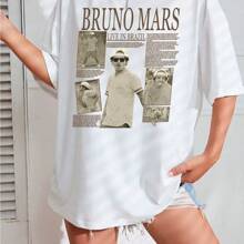Live In Brazil Unisex T-Shirt 100% Cotton Streetwear New Arrival Shipping Various Colors!! PLUS SIZE - White - View 1