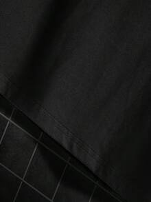 Me convertí en pastor porque tu vida vale mi tiempo, camiseta del mismo estilo para hombres y mujeres, camiseta de verano de manga corta impresa de algodón puro 220G - Negro - Ver 5