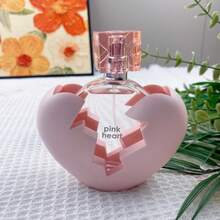 Pink Heart Perfume - Long Lasting Light Fragrance With Sweet Coconut And Candy Base, Formaldehyde Free Romantic Gift, Suitable For Dating And Daily Use, Pink Box With Glittery Fragrance Formaldehyde-Free Romantic Gift For Dating And Everyday Use, Sparkling Fragrance In A Pink Box 100ml - Trái cây & cam quýt - Xem 2