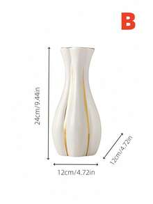 1 chiếc bình gốm hình nón cỡ nhỏ thích hợp cho lối vào phòng khách, bệ cửa sổ, mặt bàn, nhiều loại đồ trang trí cảnh, cắm hoa, bình hoa - Nhiều màu - Xem 10