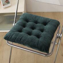 1 件加厚冥想坐垫，简约办公室座垫，双面毛绒，防滑家居和餐椅垫，臀部坐垫 - 彩色 - 查看 15