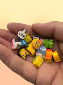 Mini Animal Erasers - Variety Of Cute Animal Designs, Made Of Synthetic Rubber, Great For Classroom Gifts, Rewards And Party Favors, Classroom Reward Items. Optimistic Animal Designs, Durable Erasers, Mini Erasers, Valentine's Day, Birthday Gift, 2025 New Year, Back To School Supplies, Back To School Gift, Office Supplies, School Supplies, Office Decor, Back To School Items, School Prizes