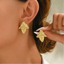 European Style Minimalist Geometric Earrings Elegant Women Wedding Gift