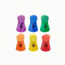 1PC/2pcs Magnetic Potato Chip Bag Clip, Moisture-Proof Refrigerator Magnet For Food Preservation, Kitchen Snack Seal Clip - Multicolor - View 11