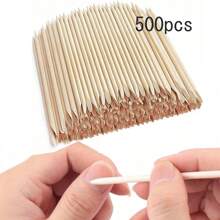 500/300/200/100/50 pezzi Bastoncini in legno d'arancio da 114 mm/4,49" per spingere le cuticole e pulire le unghie, adatti per saloni di manicure e arte di unghie fai-da-te, forniture per unghie, strumenti per unghie, strumenti per arte di unghie, back to school, unghie, strumenti per unghie per unghie finte