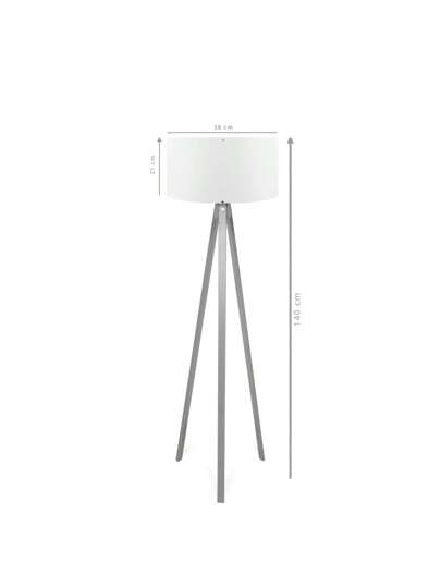 Well Home Dark Tripod Vloer Lamp 100% MDF Groen Shade, Relief Green, Tanganica Collection, 38x38x140, E27 Socket, Max 60W. Free Shipping 24/72 Hours. view 2