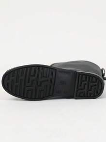 Women Fashion Simple Versatile Tall Rain Boots, Waterproof Anti-Skid Durable Outdoor Shoes, Kitchen Work Rubber Boots