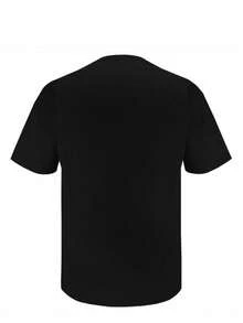 Be Real Not Perfect Skull Floral Motivational Self Love Graphic T-Shirt S- - Black - View 3