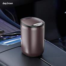 Cốc gạt tàn thuốc lá trên ô tô có nắp, lớp lót kim loại bên trong có thể tháo rời di động, giá đỡ gạt tàn thuốc lá trên ô tô, phụ kiện nội thất ô tô - Nhiều màu - Xem 7