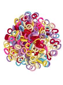 528pcs/517pcs/70pcs/501pcs/345pcs/100pcs Assorted Hair Accessories Set For Girls, Including Sweet Simple Elastic Hair Ties, Fashion Versatile Small Flower Hair Claws, Cartoon Butterfly Hair Clips, Suitable For Gifts And Daily Wear (Random Color - OPP Bag)