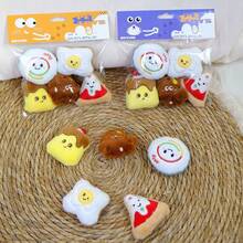 Pet Plush Doll Set: Sushi & Cookie Shaped Soft Toys With Sound Function, Interactive Toys For Small Dogs - Multicolor - View 8