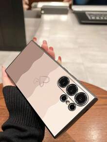 1 件装渐变色心形防震防滑黑色手机壳，兼容 Galaxy A04e/A05s/A13/A14/A15/A34/A35/A50/A52/A53/A54/S21/S22/S23/S24/S25/S25Ultra/24fe，防水防摔防刮，是馈赠佳品。 - 彩色 - 查看 3