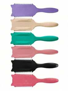 2025 女士卷发梳，造型和塑形顺发梳，卷发纹理和毛躁控制，发刷，梳子，美发工具，美发产品和配件，适用于理发沙龙美容旅行必需品