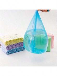 15/75/150/225/300 Pieces (Random Color) Bag 4 Gallon Bathroom Small Garbage Bag Disposable Garbage Bag Bulk Kitchen Storage Small Garbage Bag Bathroom Kitchen Office Restaurant Cleaning Plastic Bag
