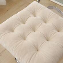 1pc Thickened Meditation Cushion, Simple Office Seat Cushion With Double-Sided Plush, Non-Slip Home & Dining Chair Pad, Butt Cushion Home Decor Bedroom Decor Room Decor Aesthetic Room Decoration Stuff Living Room Decor Office Chair Chair Cushion Back To School School Supplies