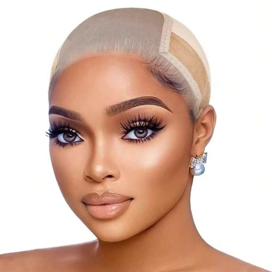 2026 New Adjustable Skin Friendly Lightweight Breathable 4*5 Lace Wig Grip Cap For Keeping Wigs In Place Medium Size Non Slip Cap Let Your Wig Be Glueless For Women Daily Wear Excellent Elastic Design Suitable For All Head Shapes Haircare - Beige - View 1