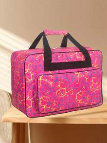 Sewing Machine Carrying Case Bag, Universal Portable Tote Bag With Pockets & Handle, Compatible With Most Standard Singer, Brother Sewing Machines - Multicolor - View 19