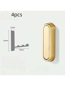 1/4 chiếc Móc treo tường gấp, Móc treo khăn áo choàng ẩn, Móc treo khăn bằng thép không gỉ, Phụ kiện phòng tắm, Móc treo phòng ăn nhà bếp phòng ngủ (Vít lắp đặt miễn phí) - Nhiều màu - Xem 15