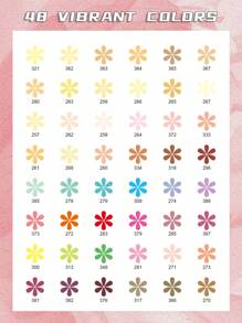 12/24pcs/Set Dual-Head Skin Tone Acrylic Markers - Straight Liquid Ink Markers, Soft Tips And Hard Tips, Vibrant Colors, Stackable, Good For Painting, DIY Graffiti Art Drawing Pen Supplies For Creative Projects