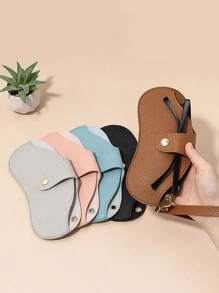 Estuche para gafas de sol de mujer, estuche de gafas portátil retro, bolsa protectora de gafas de sol