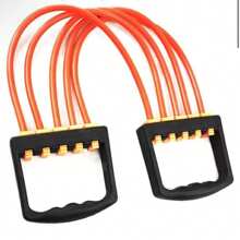 Tirador de fitness ajustable de alta resistencia: cinco niveles de resistencia ajustables a voluntad, que fortalecen los músculos de la parte superior del cuerpo. Ideal tanto para entrenamiento profesional como en casa. La banda de goma es duradera y resistente a roturas, el mango ergonómico es cómodo y antideslizante, y este equipo de fitness multifuncional facilita el entrenamiento de fuerza y tonificación. Ideal para brazos, pecho, espalda y hombros.