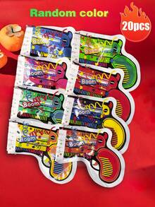 4/8/10/20/40个装自燃迷你烟花，派对礼炮，适用于节日、生日、婚礼、拍照道具。彩色纸屑礼炮，新颖设计，适合新年、生日、圣诞节、婚礼和毕业派对。