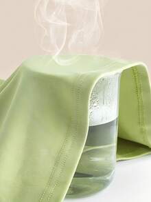 AICJ 2 件女士休闲水果和文字印花无袖上衣和短裤睡衣套装，柔软舒适的家居服，春夏季 - 薄荷綠 - 查看 3