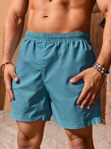 Traje de Baño para Caballero Estilo, Comodidad y Frescura para Playa o Piscina Secado Rápido y Máximo Confort Perfecto para Vacaciones, Alberca y Verano con Estilo Listo para la Aventura Acuática - Azul - Ver 3