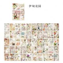 100 张/包复古主题剪贴簿纸，多功能模切件，可用于多用途 DIY 装饰，包括 8 种适合返校、日记、拼贴画、学校用品、返校的设计