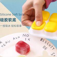 1 件/4 件 14 格带盖冰格冰块托盘，商用冰块储存盒，家用酒吧制冰机模具 - 彩色 - 查看 6