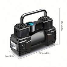 Portable Air Compressor CQ-023 | Digital Display | Fast Inflation For Cars, Motorcycles & Bicycles | Sleek Metallic Design | Quick Charge Technology | Ideal For Travel & Roadside Emergencies, Air Compressor Accessories - Mô hình cơ khí con trỏ - Xem 3