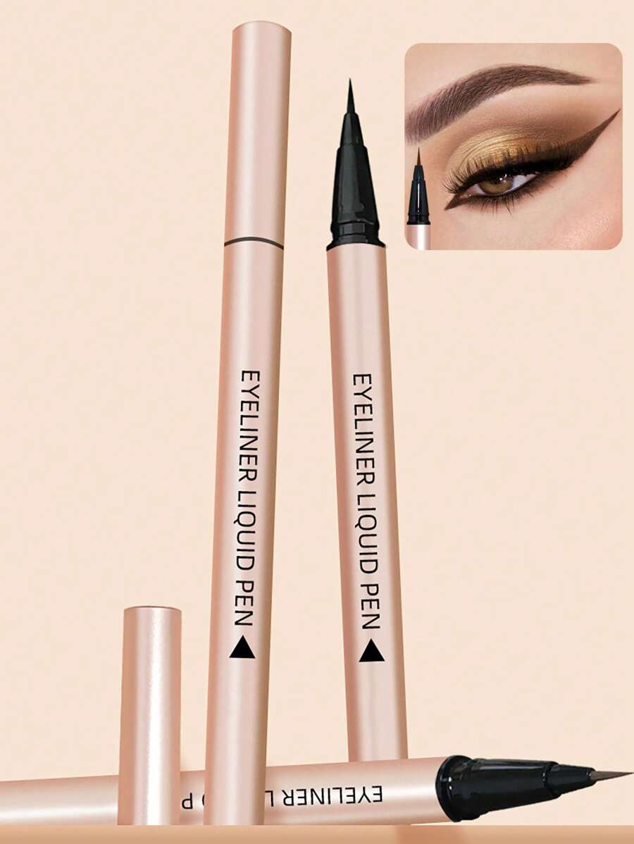 1pc Precision Waterproof & Sweat-Resistant Quick Dry Liquid Eyeliner Pencil