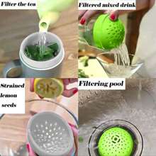 Filtro de silicona multifuncional mini + Drenaje + Tubo de drenaje portátil, Cubierta de filtro multifuncional