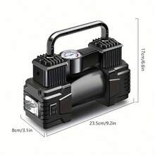 Portable Air Compressor CQ-023 | Digital Display | Fast Inflation For Cars, Motorcycles & Bicycles | Sleek Metallic Design | Quick Charge Technology | Ideal For Travel & Roadside Emergencies, Air Compressor Accessories - Mô hình cơ khí con trỏ - Xem 1