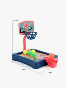 1 Set Kids Basketball Hoop, Single Player Tabletop Basketball Game, Indoor/Outdoor Basketball Toy/Game, Suitable For Boys And Girls, Ideal Birthday Gift/Outdoor Activity/Holiday Gift, School Supplies, Birthday Present, Party Supplies - Multicolor - View 7