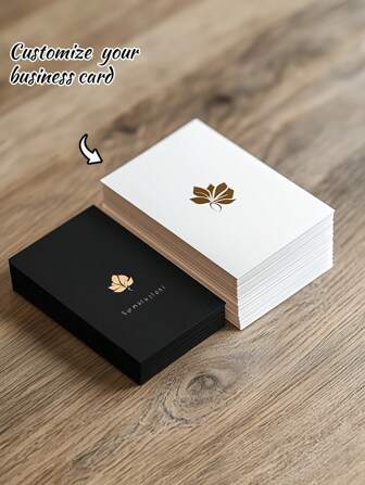 200/500/1000 قطعةً، بطاقات أعمال فاخرة مخصصة، من ورق فني سميك، جودة عالية، بدون تلبيس، تصميم جرافيكي شخصي