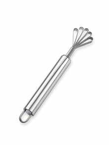 1pc Portable Coconut Shredder, Stainless Steel Fish Scale Remover, Coconut Meat Scraper, Kitchen Gadget - Silver - View 10
