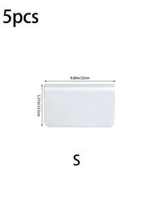 5个可重复使用食品储存袋 - 硅胶冷冻袋防漏立式可重复使用食品收纳袋多用防漏密封袋，适用于肉类水果蔬菜