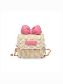 Cute Bow Crossbody Mini Bag, 2025 New Cartoon Shoulder Bag, Casual Outing Accessories Purse For Girls - A - View 12