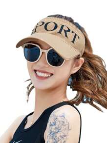 Șapcă de baseball simplă pentru femei 1 buc, pălărie de soare casual Boho Vintage pentru petrecere pentru vară, șapcă nouă de protecție solară pentru sporturi în aer liber, pălărie de baseball casual fără boruri, pălărie de soare potrivită pentru ieșiri zilnice și plimbări