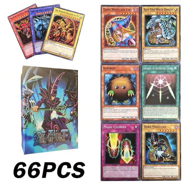 Card Limited Edition 66 Card Role-Playing Game Set, Fantasy Themed Collectible Cards, New Game King, Classic Three Illusions God, English Board Game Cards, High-Quality Paper Materials, Ideal Choice For Parties And Gatherings - The Most Addictive Card Game Suitable For Adults And Teenagers' Family Board Games, Fun Games, Card Games,