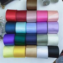 1pc 50mm Silk Satin Ribbon Polyester Ribbon For Handmade Bow Wedding Christmas Decoration Sewing Fabric - Pick Colors - View 10