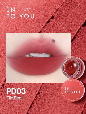 INTO YOU Shero Super Matte Lip & Cheek Mud PD03(Canned),Makeup, Liquid Stick