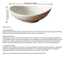 Tazón de ensalada y pasta de cerámica, plato de comedor de forma asimétrica, adecuado para cocina, hotel, restaurante, fiesta y uso diario