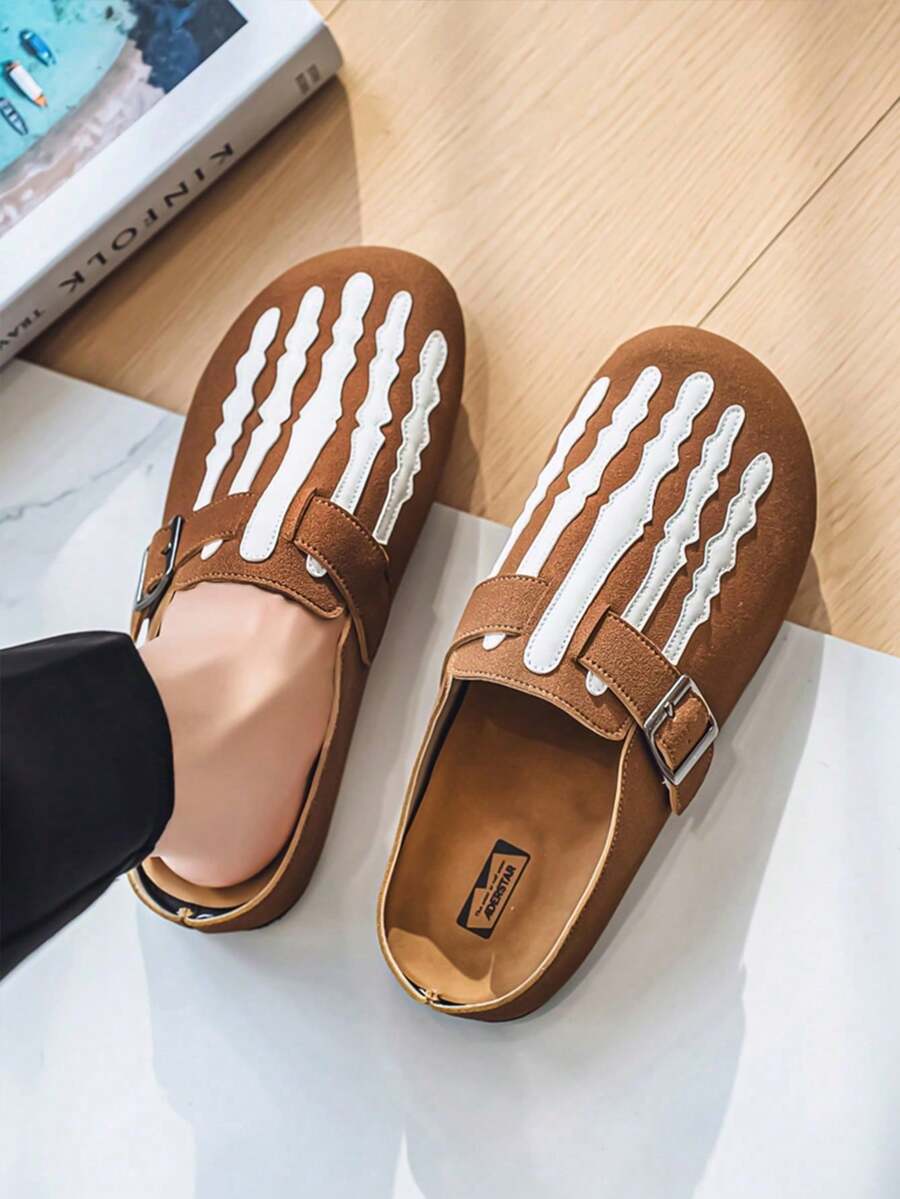 Men's Fashionable Outdoor Beach Casual Comfortable Sandals, Summer - 駝色 - 查看 1