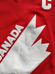 Customizable Name And Number Men's Ice Hockey Sports Shirt Canada Red Embroidered Casual Outdoor Sports Long Sleeves Ice Hockey Jersey Custom Size S-XXL - Red - View 4