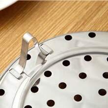 1pc Multi Functional Stainless Steel Steaming Rack, Detachable Waterproof Steaming Compartment, Household Kitchen, Multi Specification Steaming Basket Plate, Pressure Cooker Steaming Rack