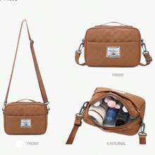 Multi-Piece Set Including: Women Sports/Fitness Bag, Men's Wet & Dry Separation Short Trip Travel Bag With Shoe Compartment, Handheld/Shoulder Carry Large Capacity Travel/Gym/Yoga Bag, With Detachable Shoulder Bag - Multicolor - View 7